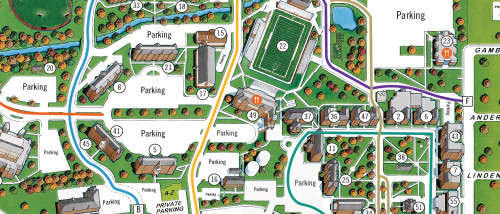 Lindenwood University Campus Map Campus Map for St. Charles | Lindenwood University