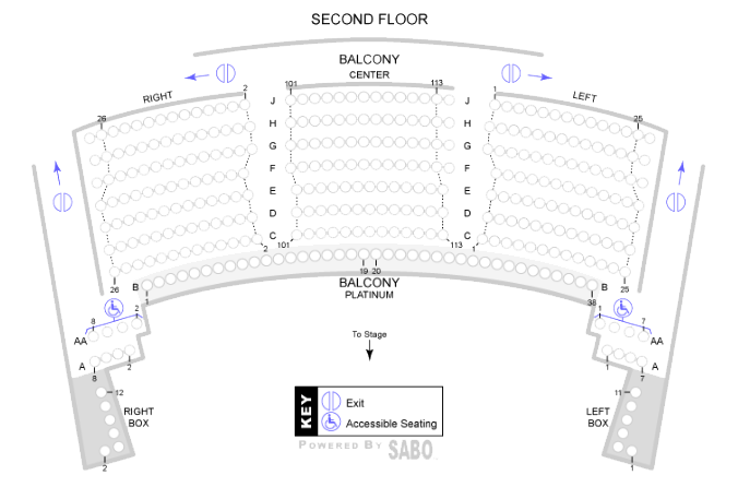 Seating Chart | At the Center | J. Scheidegger Center for the Arts ...