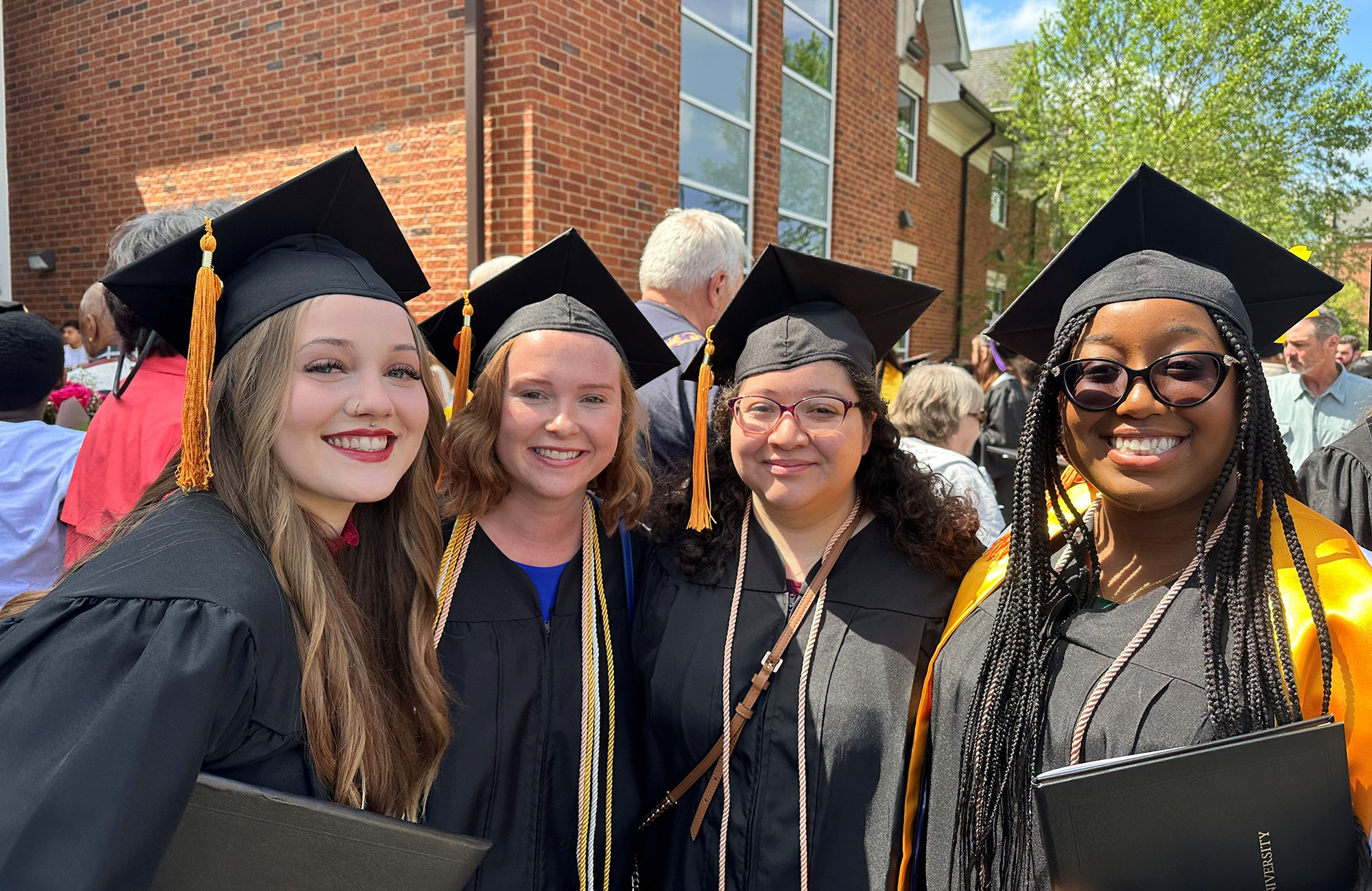 public health students at graduation